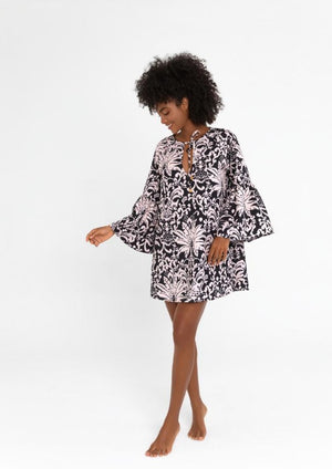 VESTIDO BLANCO Y NEGRO