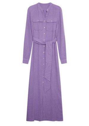 CAMISA LARGA MORADA